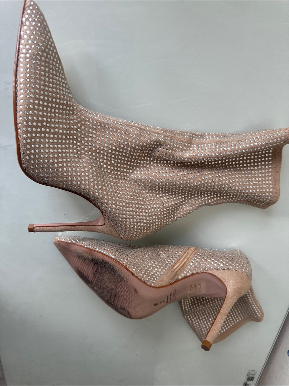 Schutz Rhinestone Sock Boot - Picture 4 of 4